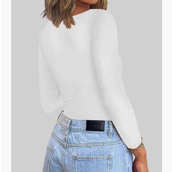 White long sleeve Body suit - Picture 5 of 5